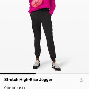 Lululemon stretch High-rise jogger size 4